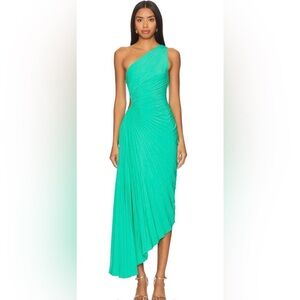 A.L.C. Emerald One-Shoulder Dress